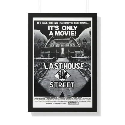 LAST HOUSE ON DEAD END STREET 1973 - Framed Movie Poster - The Sticker Space