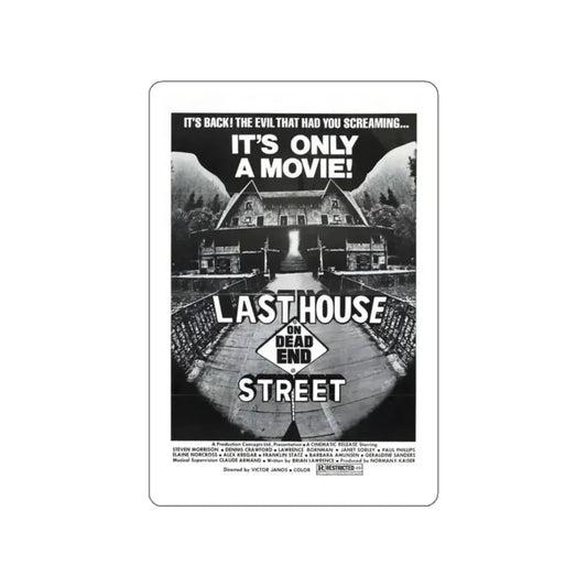 LAST HOUSE ON DEAD END STREET 1973 Movie Poster STICKER Vinyl Die-Cut Decal 2 Inch - The Sticker Space