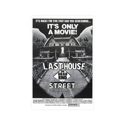 LAST HOUSE ON DEAD END STREET 1973 - Paper Movie Poster-12″ x 18″ (Vertical)-The Sticker Space