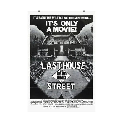 LAST HOUSE ON DEAD END STREET 1973 - Paper Movie Poster 36" x 54" Matte - The Sticker Space