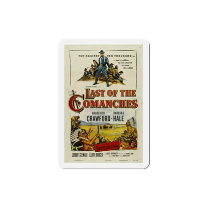 Last of the Comanches 1953 Movie Poster Refrigerator Magnet - The Sticker Space