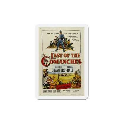 Last of the Comanches 1953 Movie Poster Refrigerator Magnet - The Sticker Space