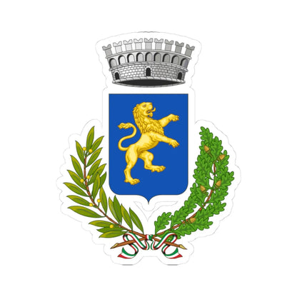 Lastebasse-Stemma (Italy) (Coat of Arms) STICKER Vinyl Kiss-Cut Decal 3 Inch White - The Sticker Space