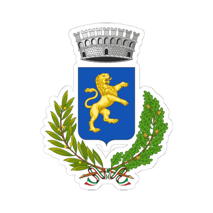 Lastebasse-Stemma (Italy) (Coat of Arms) STICKER Vinyl Kiss-Cut Decal 6 Inch White - The Sticker Space