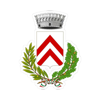 Lastra a Signa-Stemma (Italy) (Coat of Arms) STICKER Vinyl Kiss-Cut Decal 3 Inch White - The Sticker Space