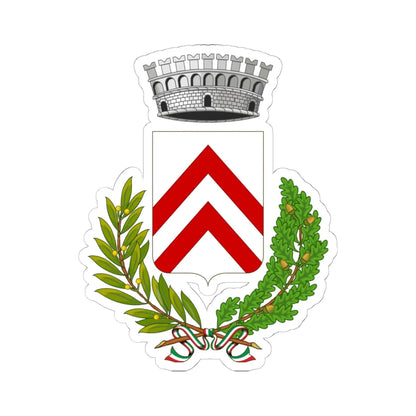Lastra a Signa-Stemma (Italy) (Coat of Arms) STICKER Vinyl Kiss-Cut Decal 6 Inch White - The Sticker Space