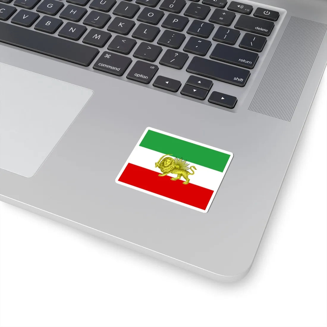 Late 19th and early 20th century flag of Persia (Iran) STICKER Vinyl Kiss-Cut Decal - The Sticker Space