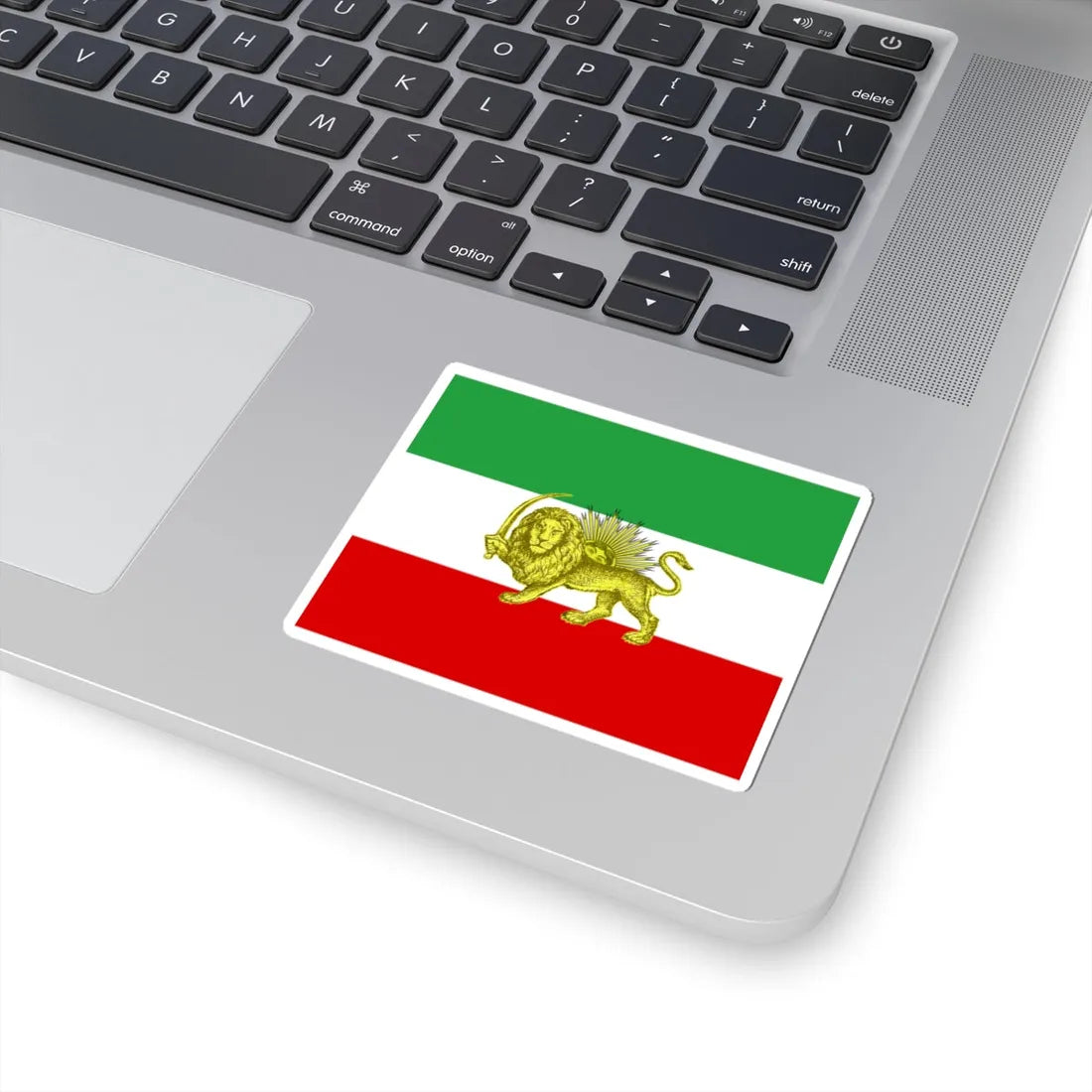 Late 19th and early 20th century flag of Persia (Iran) STICKER Vinyl Kiss-Cut Decal - The Sticker Space