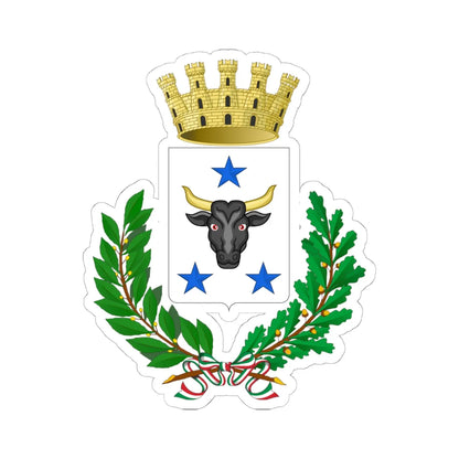 Latiano-Stemma (Italy) (Coat of Arms) STICKER Vinyl Kiss-Cut Decal 6 Inch White - The Sticker Space