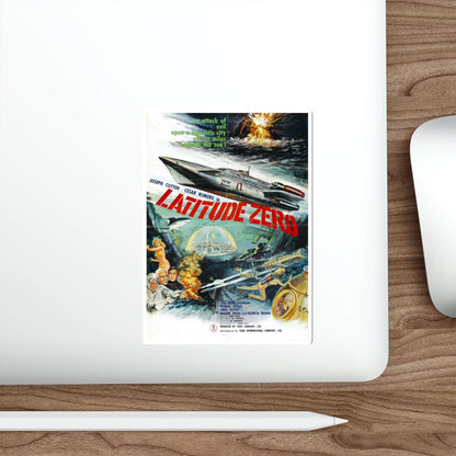 LATITUDE ZERO 1969 Movie Poster STICKER Vinyl Die-Cut Decal-The Sticker Space