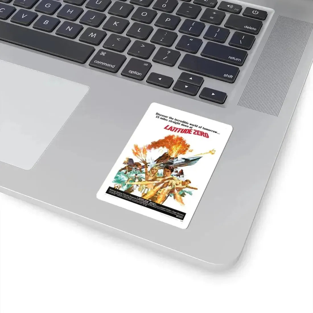 Latitude Zero 1969 Movie Poster - STICKER Vinyl Kiss-Cut Decal - The Sticker Space