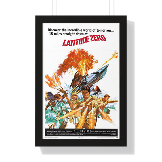 LATITUDE ZERO (2) 1969 - Framed Movie Poster-16″ x 24″-The Sticker Space