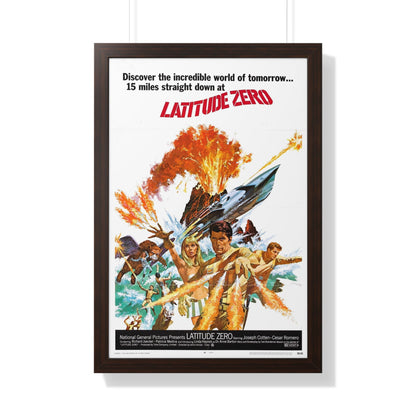 LATITUDE ZERO (2) 1969 - Framed Movie Poster-20" x 30"-The Sticker Space