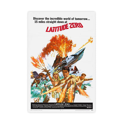 LATITUDE ZERO (2) 1969 - Paper Movie Poster-16″ x 24″ (Vertical)-The Sticker Space