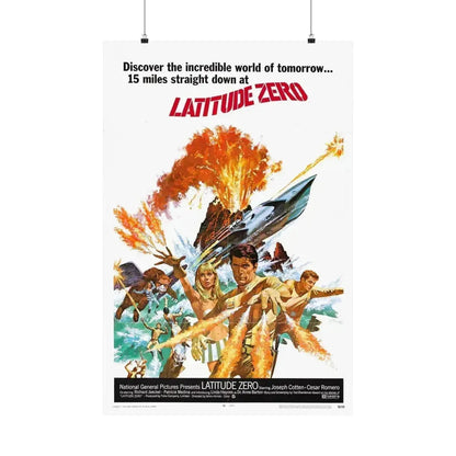 LATITUDE ZERO (2) 1969 - Paper Movie Poster 24″ x 36″ Matte - The Sticker Space