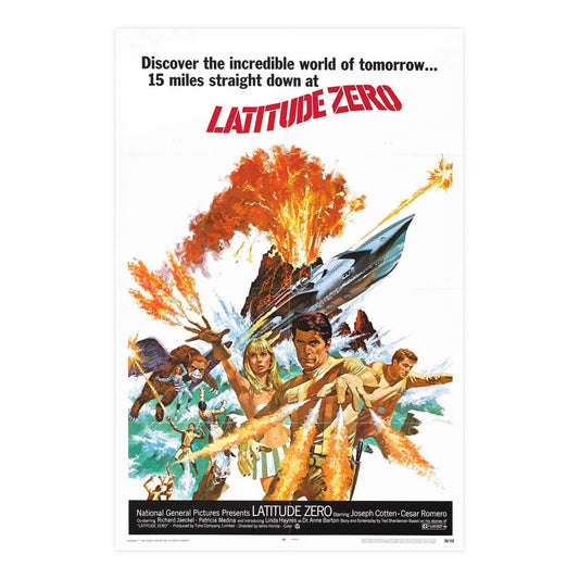 LATITUDE ZERO (2) 1969 - Paper Movie Poster-24″ x 36″ (Vertical)-The Sticker Space