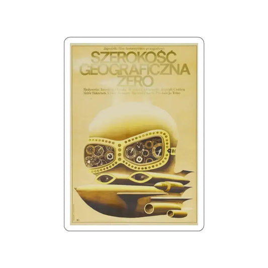 LATITUDE ZERO (POLISH) 1969 Movie Poster STICKER Vinyl Die-Cut Decal 2 Inch - The Sticker Space