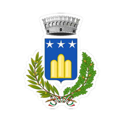 Latronico-Stemma (Italy) (Coat of Arms) STICKER Vinyl Kiss-Cut Decal 3 Inch White - The Sticker Space