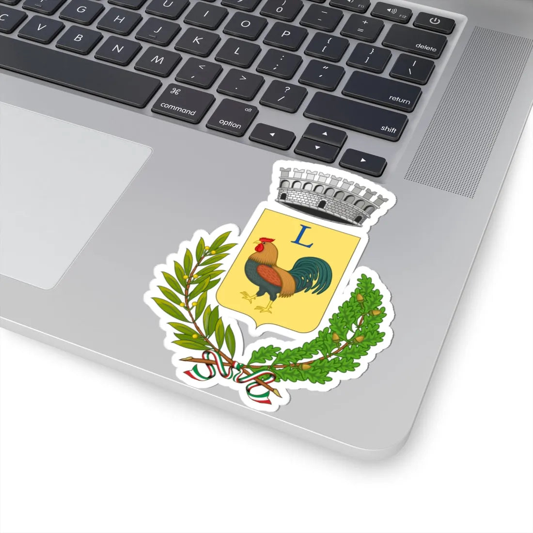 Lattarico-Stemma (Italy) (Coat of Arms) STICKER Vinyl Kiss-Cut Decal - The Sticker Space