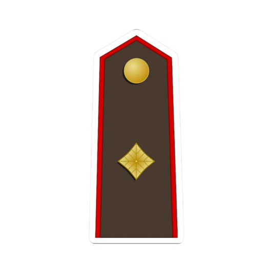 Latvia Army OF 3 (Latvia) (Military Rank) STICKER Vinyl Kiss-Cut Decal 2 Inch White - The Sticker Space