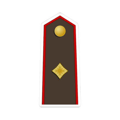 Latvia Army OF 3 (Latvia) (Military Rank) STICKER Vinyl Kiss-Cut Decal 3 Inch White - The Sticker Space