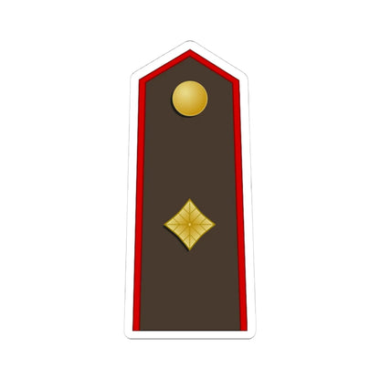 Latvia Army OF 3 (Latvia) (Military Rank) STICKER Vinyl Kiss-Cut Decal 4 Inch White - The Sticker Space