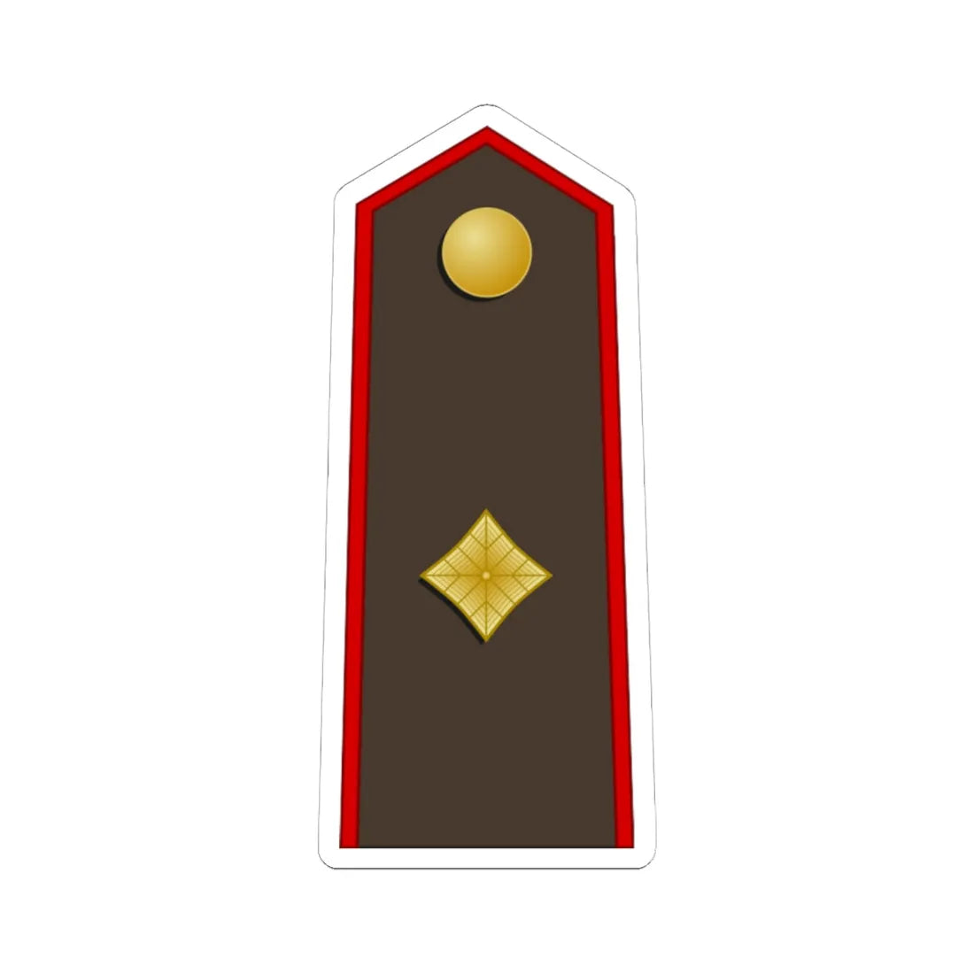 Latvia Army OF 3 (Latvia) (Military Rank) STICKER Vinyl Kiss-Cut Decal 6 Inch White - The Sticker Space