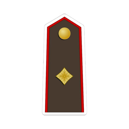 Latvia Army OF 3 (Latvia) (Military Rank) STICKER Vinyl Kiss-Cut Decal 6 Inch White - The Sticker Space