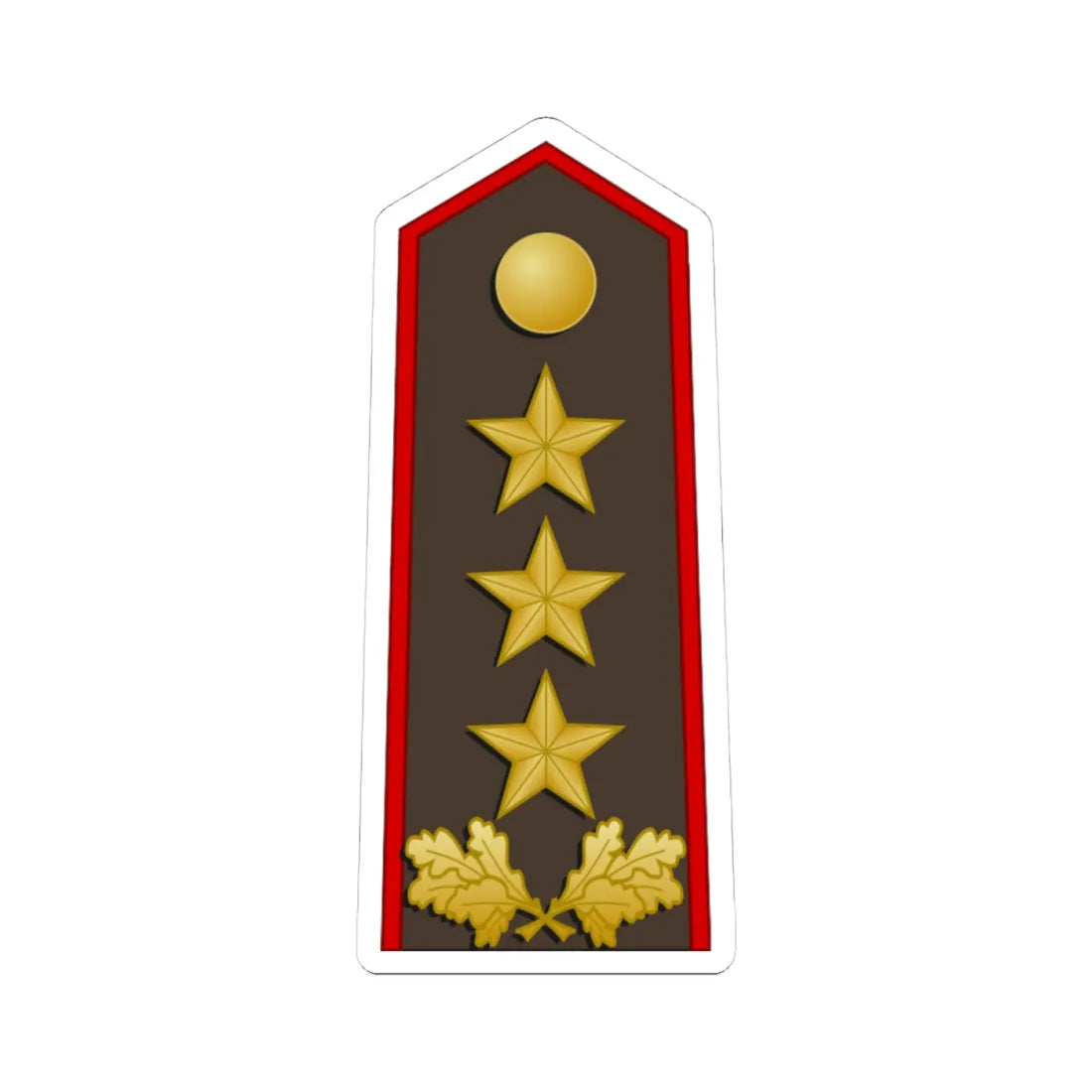 Latvia Army OF 8 (Latvia) (Military Rank) STICKER Vinyl Kiss-Cut Decal - The Sticker Space