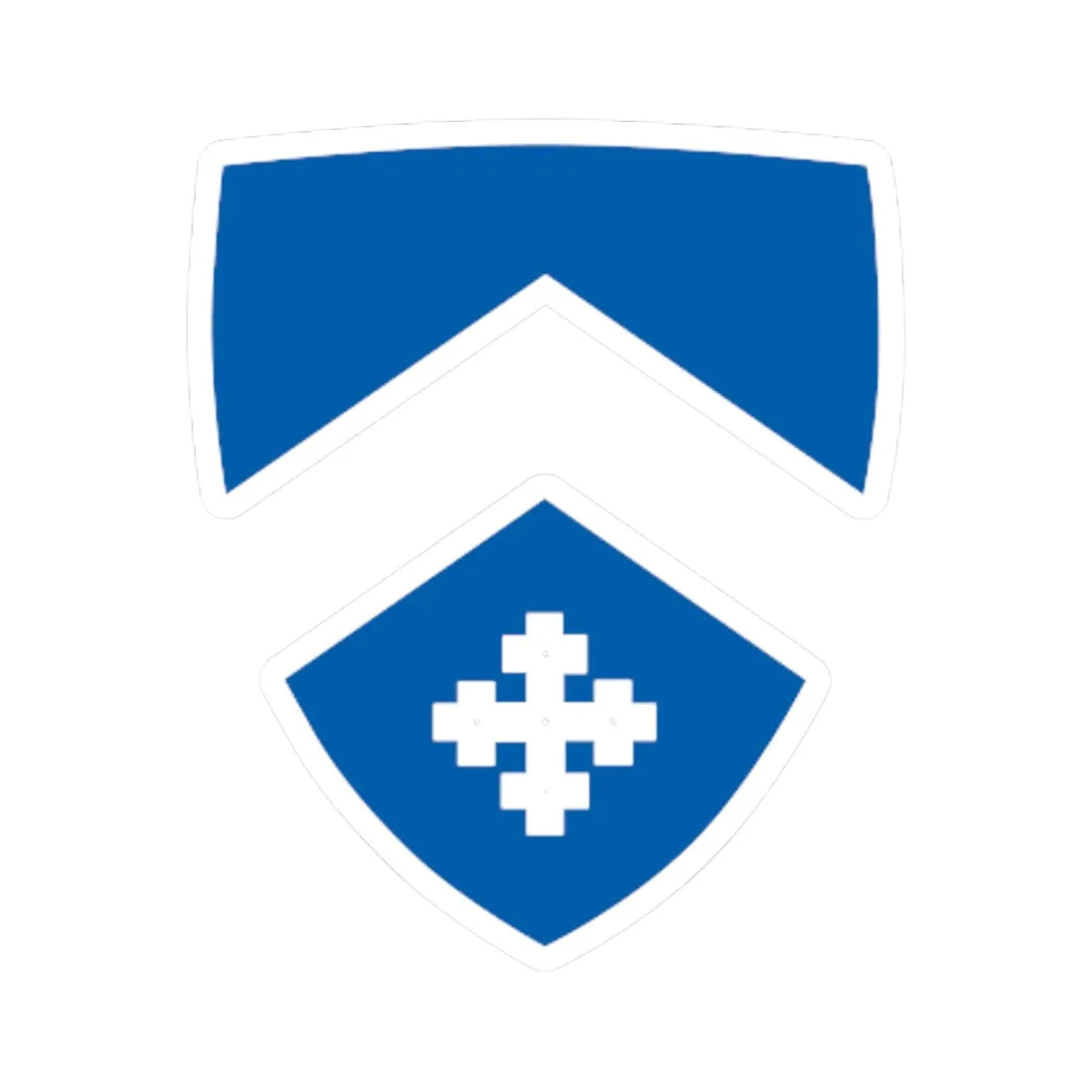 Latymer Upper School coat of arms (England) (Coat of Arms) STICKER Vinyl Kiss-Cut Decal 4 Inch White - The Sticker Space