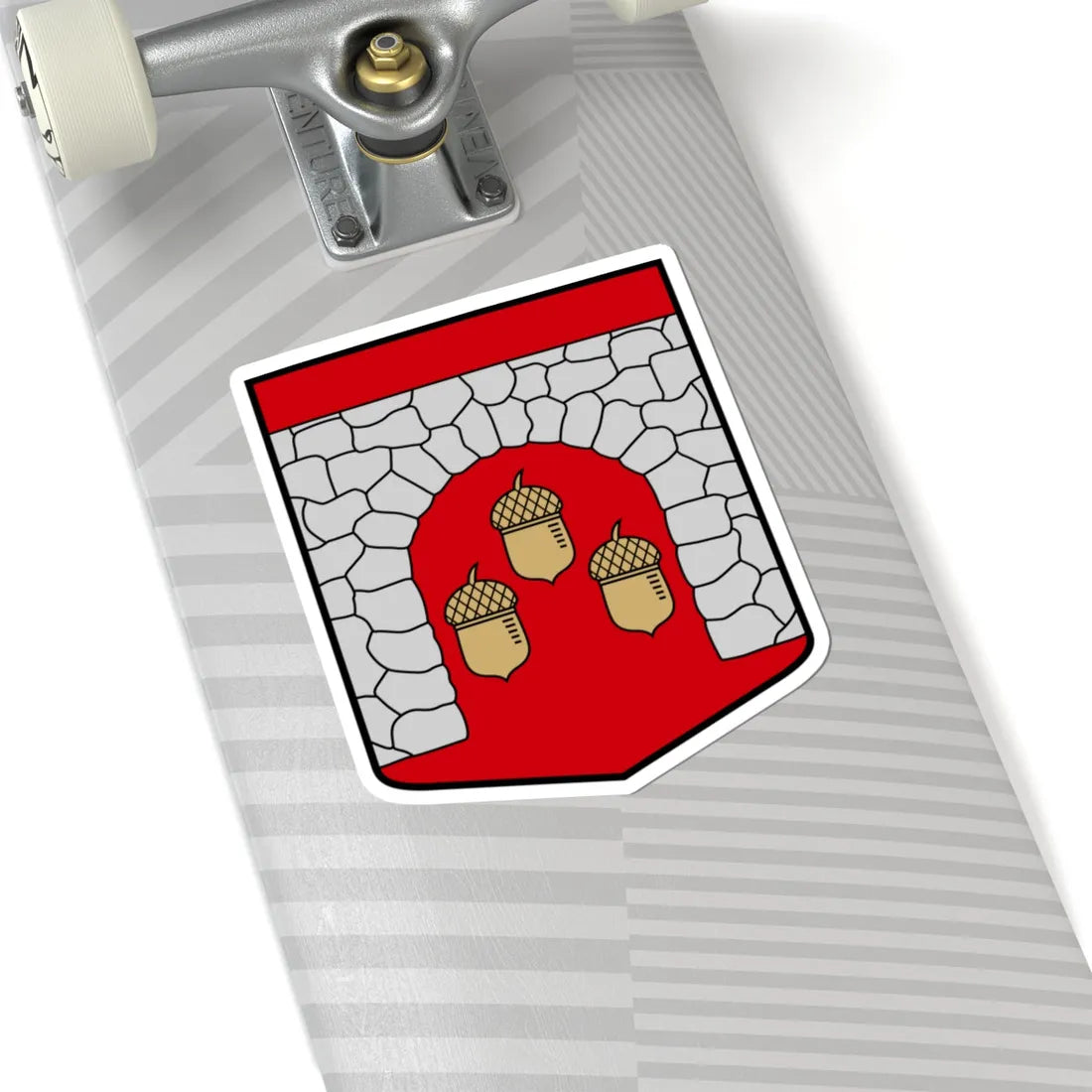 Lauberes pagasta ģerbonis (Latvia) (Coat of Arms) STICKER Vinyl Kiss-Cut Decal - The Sticker Space