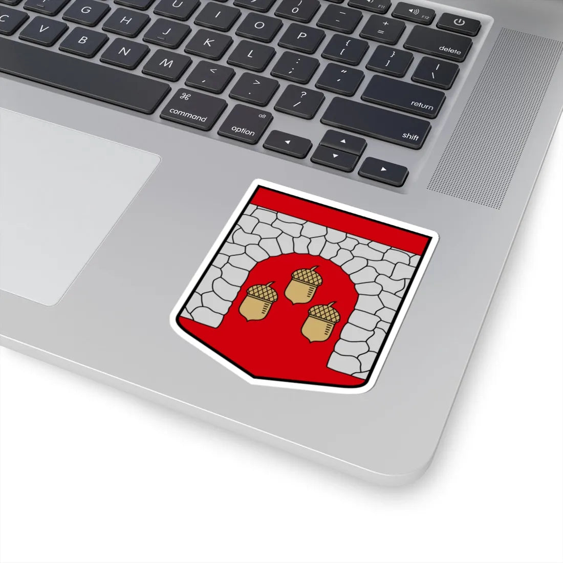 Lauberes pagasta ģerbonis (Latvia) (Coat of Arms) STICKER Vinyl Kiss-Cut Decal - The Sticker Space