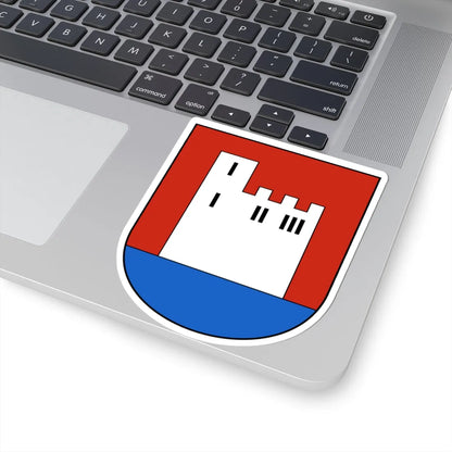 Lauerz-blazon (Switzerland) (Coat of Arms) STICKER Vinyl Kiss-Cut Decal - The Sticker Space