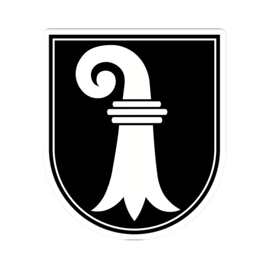 Laufen BL-coat of arms (Switzerland) (Coat of Arms) STICKER Vinyl Kiss-Cut Decal 2 Inch White - The Sticker Space
