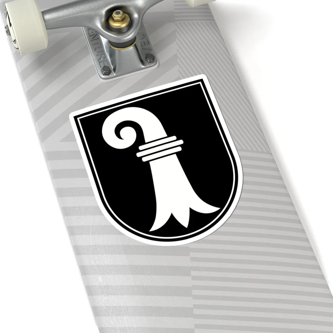 Laufen BL-coat of arms (Switzerland) (Coat of Arms) STICKER Vinyl Kiss-Cut Decal - The Sticker Space