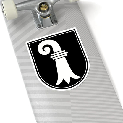 Laufen BL-coat of arms (Switzerland) (Coat of Arms) STICKER Vinyl Kiss-Cut Decal - The Sticker Space
