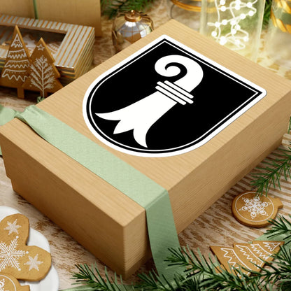 Laufen BL-coat of arms (Switzerland) (Coat of Arms) STICKER Vinyl Kiss-Cut Decal - The Sticker Space