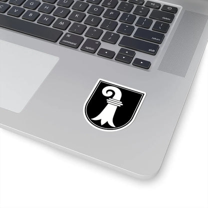 Laufen BL-coat of arms (Switzerland) (Coat of Arms) STICKER Vinyl Kiss-Cut Decal - The Sticker Space