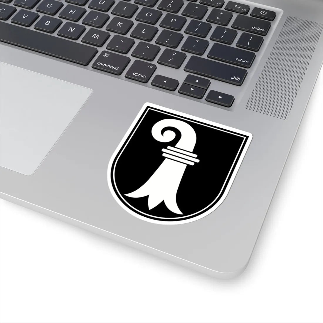 Laufen BL-coat of arms (Switzerland) (Coat of Arms) STICKER Vinyl Kiss-Cut Decal - The Sticker Space