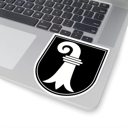Laufen BL-coat of arms (Switzerland) (Coat of Arms) STICKER Vinyl Kiss-Cut Decal - The Sticker Space