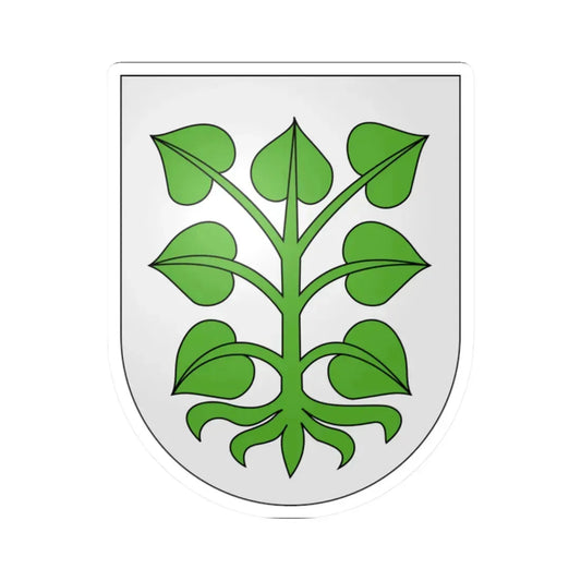 Laupen-coat of arms (Switzerland) (Coat of Arms) STICKER Vinyl Kiss-Cut Decal 2 Inch White - The Sticker Space