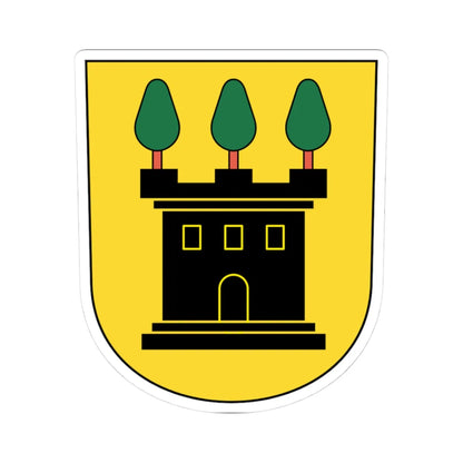 Laupen coat of arms (Switzerland) (Coat of Arms) STICKER Vinyl Kiss-Cut Decal 3 Inch White - The Sticker Space