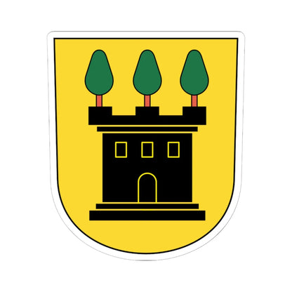 Laupen coat of arms (Switzerland) (Coat of Arms) STICKER Vinyl Kiss-Cut Decal 6 Inch White - The Sticker Space