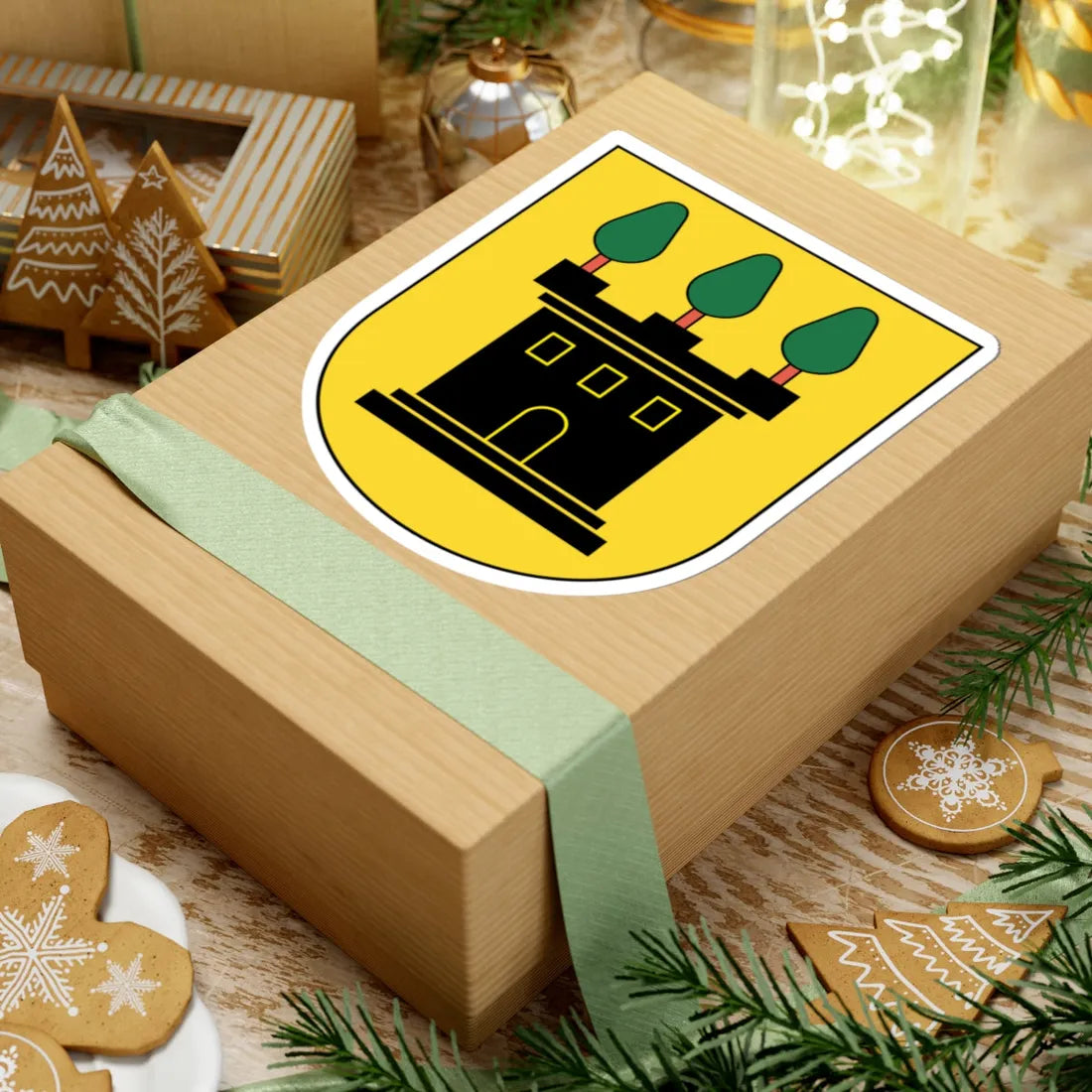 Laupen coat of arms (Switzerland) (Coat of Arms) STICKER Vinyl Kiss-Cut Decal - The Sticker Space