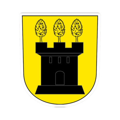 Laupen-ZH-blazon (Switzerland) (Coat of Arms) STICKER Vinyl Kiss-Cut Decal 2 Inch White - The Sticker Space