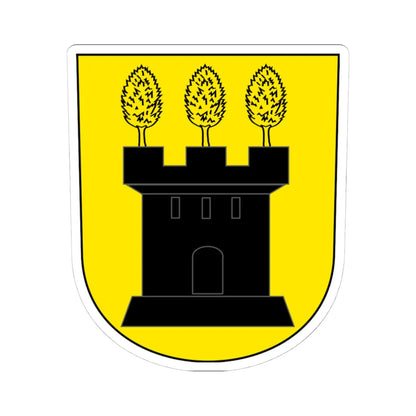 Laupen-ZH-blazon (Switzerland) (Coat of Arms) STICKER Vinyl Kiss-Cut Decal 4 Inch White - The Sticker Space