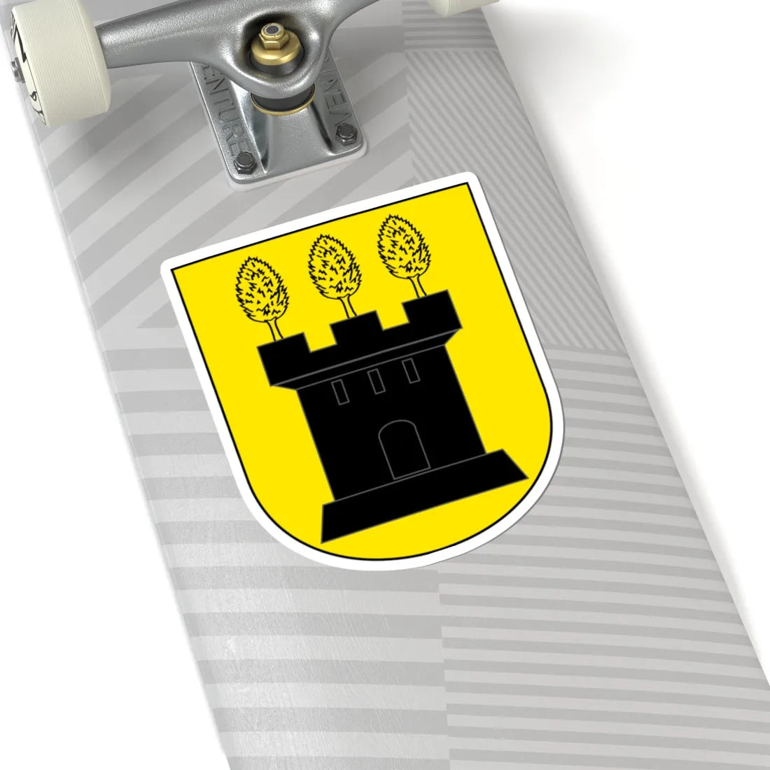 Laupen-ZH-blazon (Switzerland) (Coat of Arms) STICKER Vinyl Kiss-Cut Decal - The Sticker Space