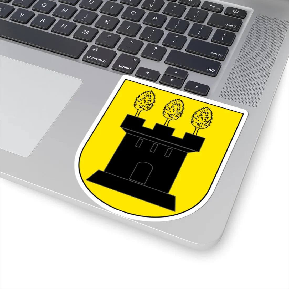 Laupen-ZH-blazon (Switzerland) (Coat of Arms) STICKER Vinyl Kiss-Cut Decal - The Sticker Space