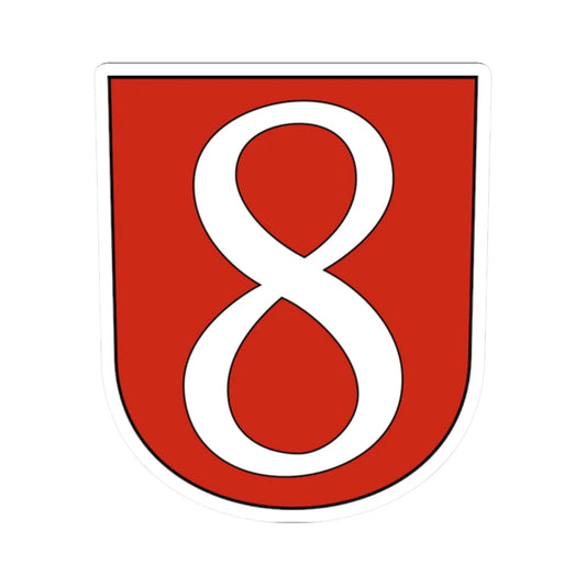 Laupersdorf-blazon (Switzerland) (Coat of Arms) STICKER Vinyl Kiss-Cut Decal 2 Inch White - The Sticker Space