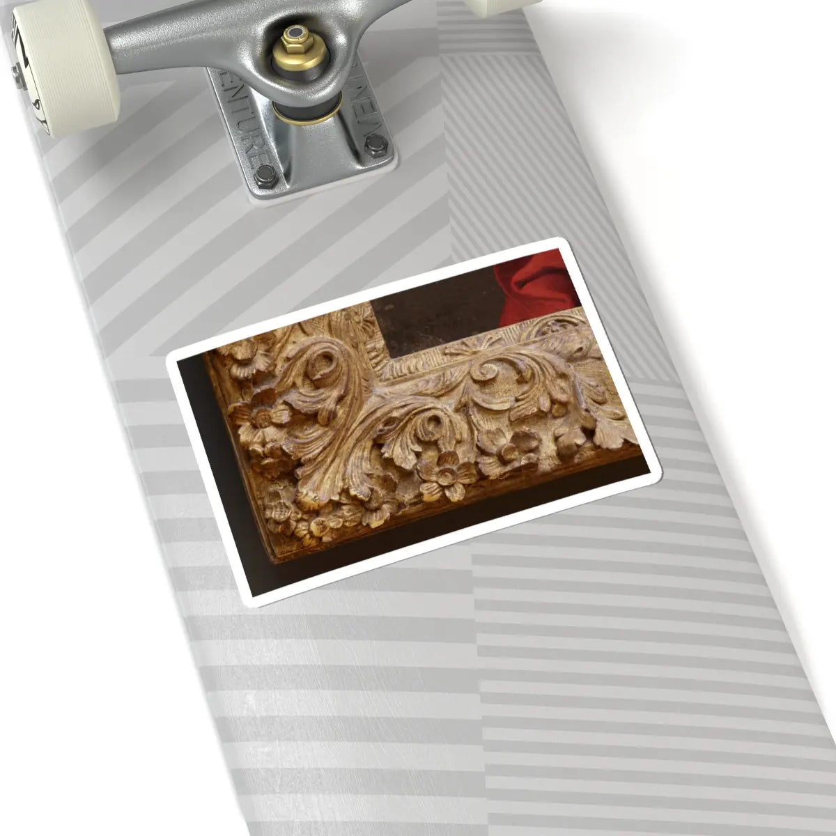 SKU:TSS-STICK-LRND-6X6-2 Sizes:6" × 6" Types:White